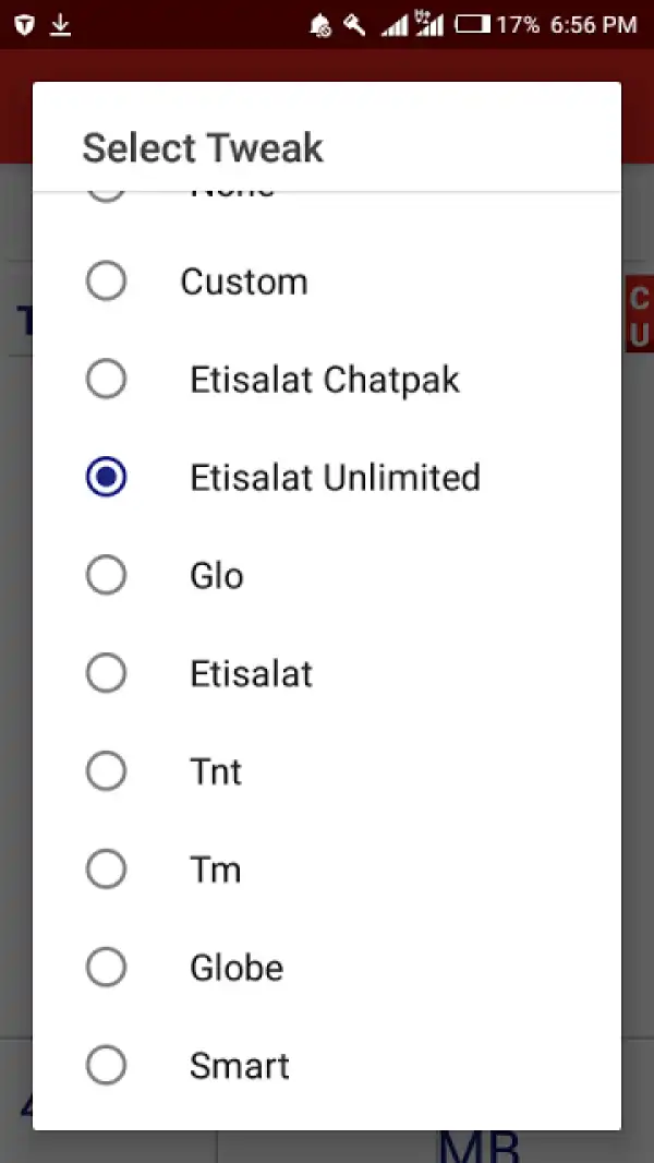 Enjoy Etisalat Free Unlimited Cheat Using Stark VPN